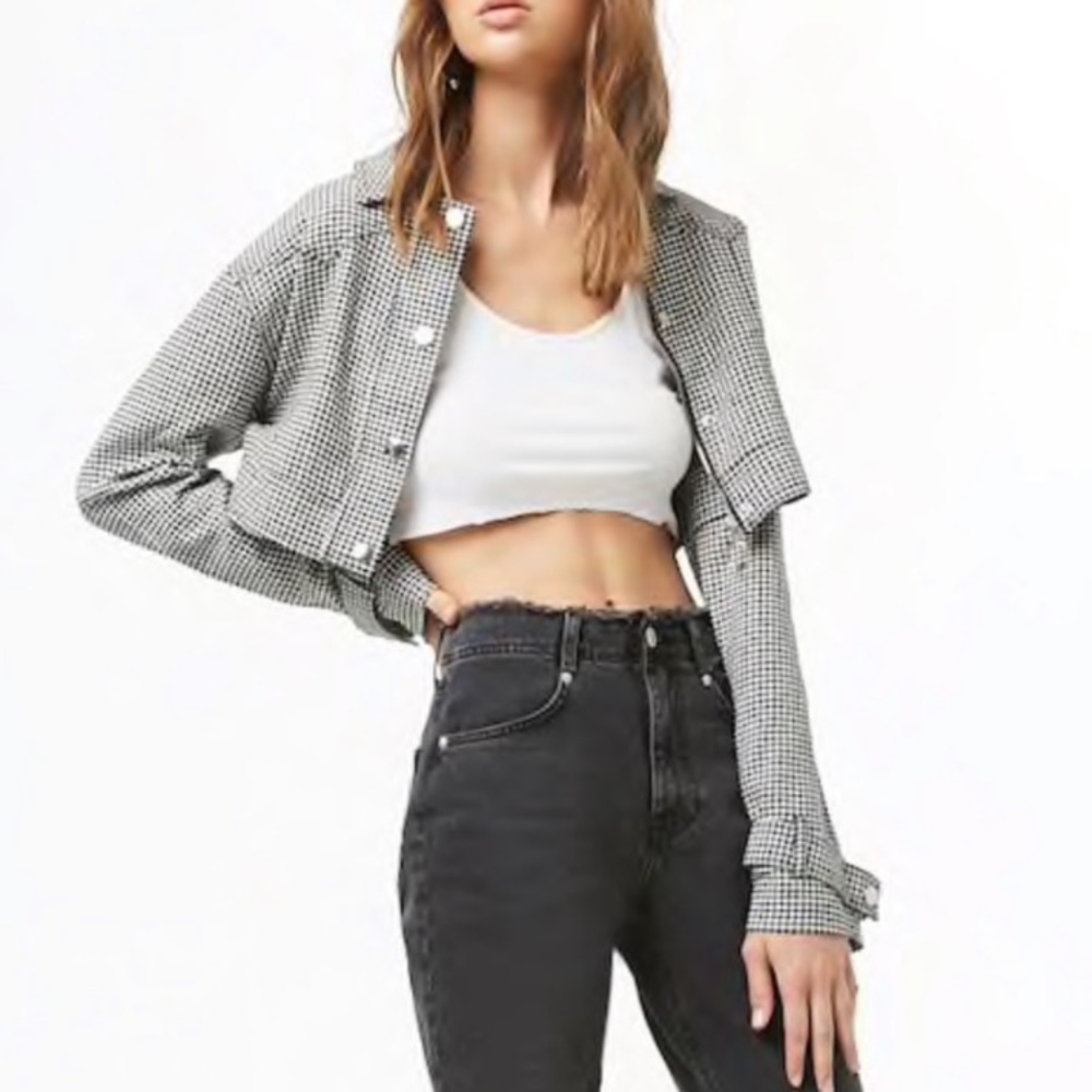NWT! Boxy Cropped Jacket - Picture 3 of 8